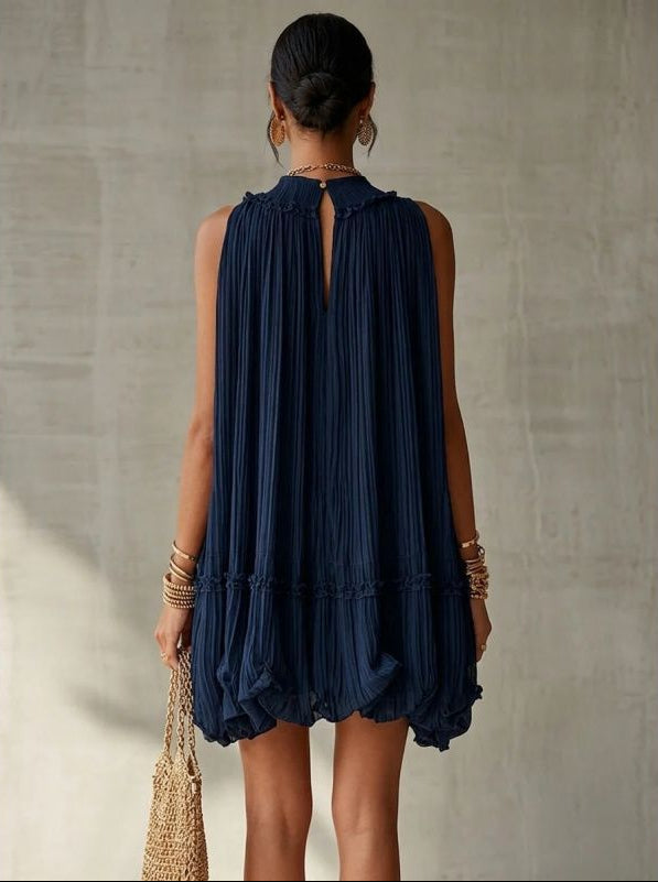 Camilla – Chiffon-Minikleid in Ballonform