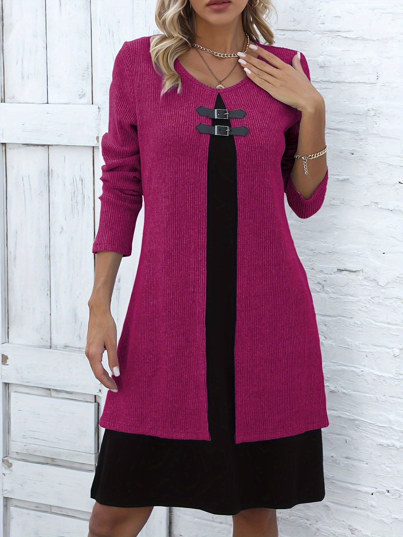 Amelia – A-Linien-Kleid im Lagenlook