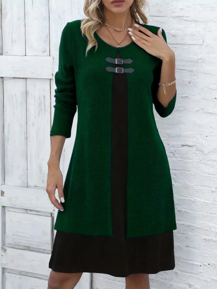 Amelia – A-Linien-Kleid im Lagenlook