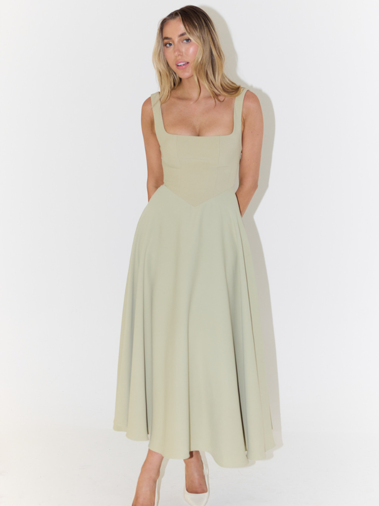 Antonia | Klassisches Midikleid