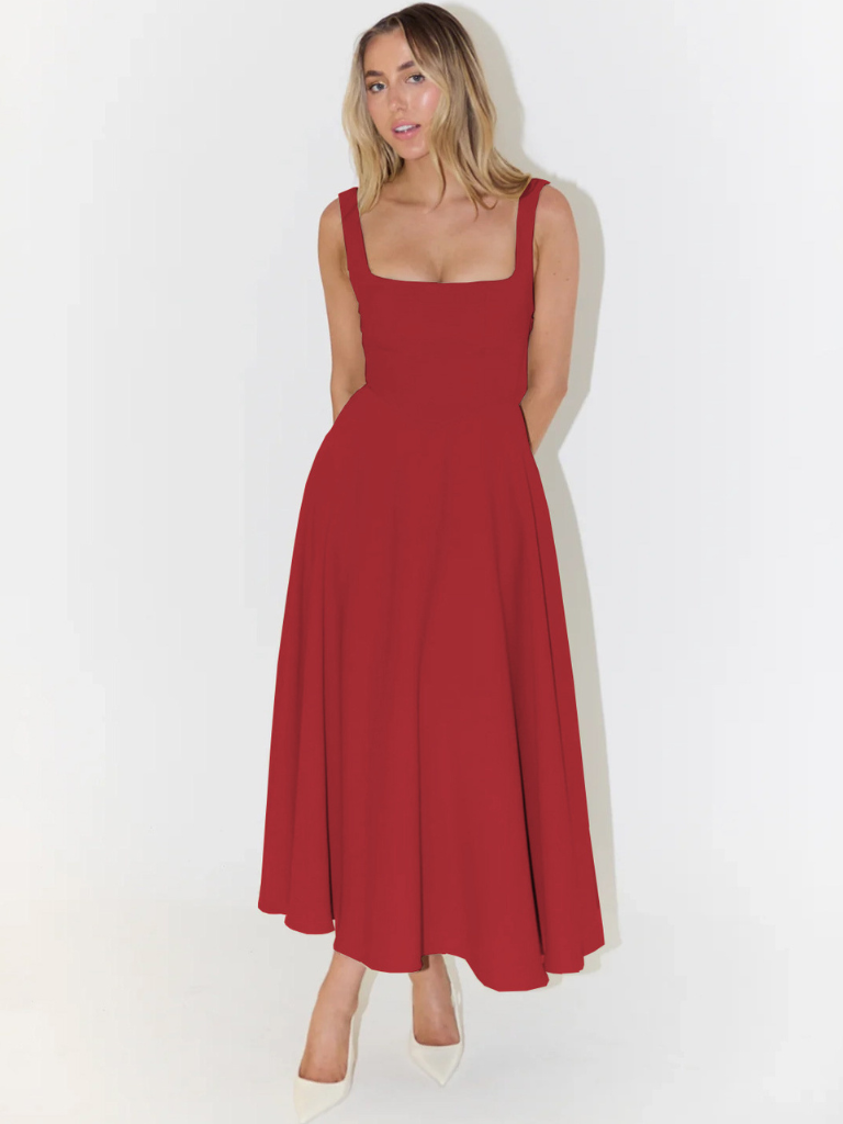 Antonia | Klassisches Midikleid