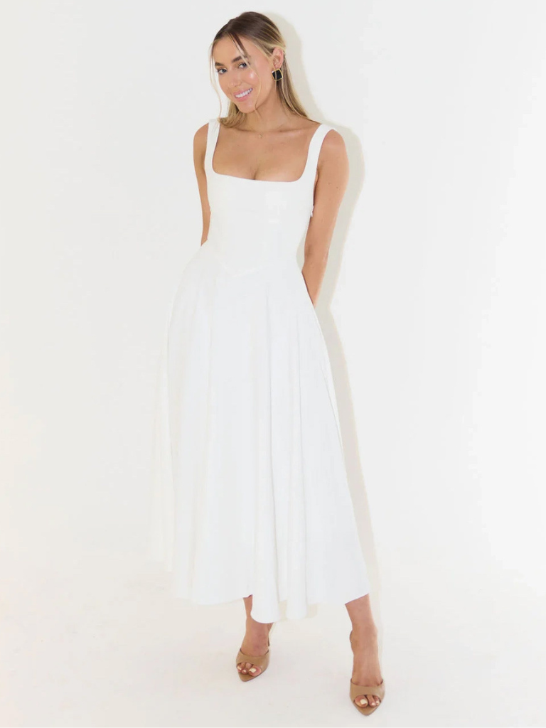 Antonia | Klassisches Midikleid