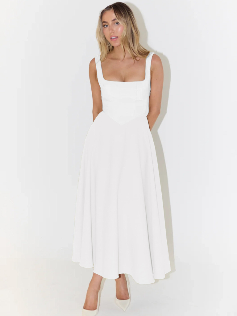 Antonia | Klassisches Midikleid