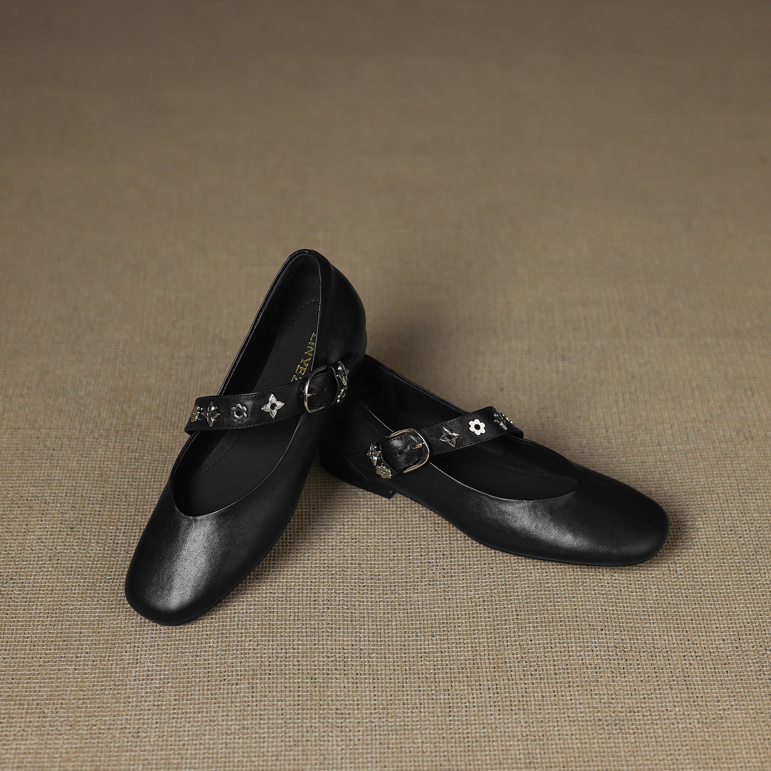Elda Ballerinas aus echtem Leder
