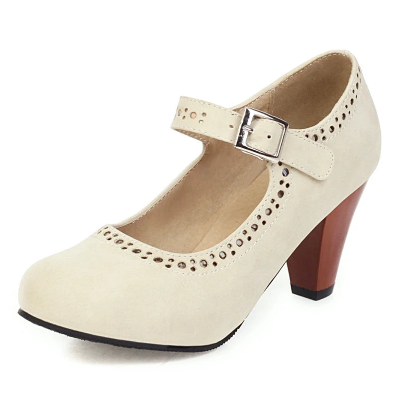 Kirsten | Elegante Mary-Jane-Schuhe mit niedrigem Absatz