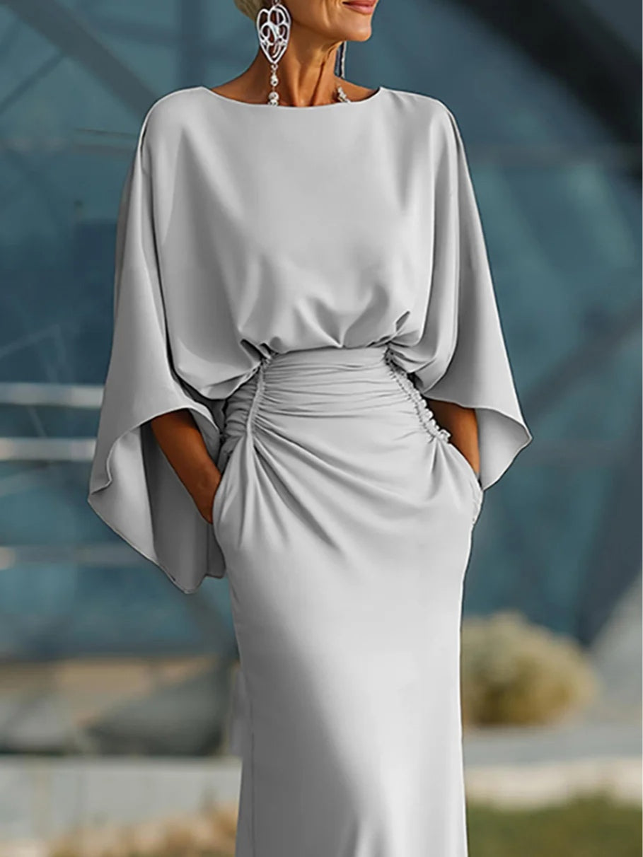 Clara | Elegantes ärmelloses Kleid mit V-Ausschnitt