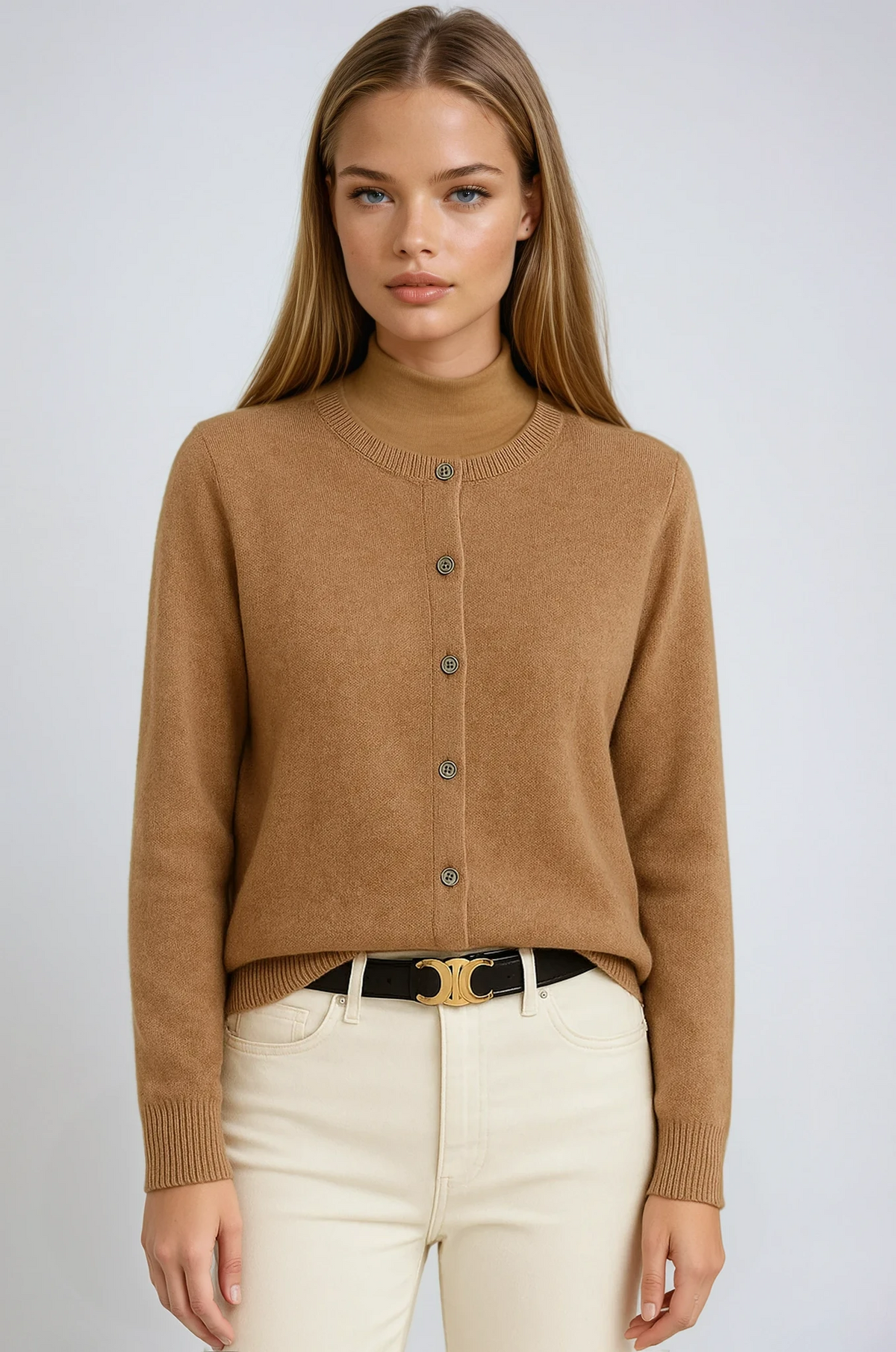 Weiche Cardigan mit Knöpfen
