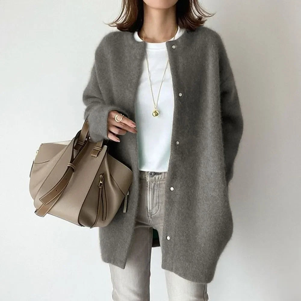Locker sitzende Strickcardigan für Damen