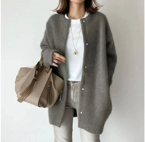 Locker sitzende Strickcardigan für Damen