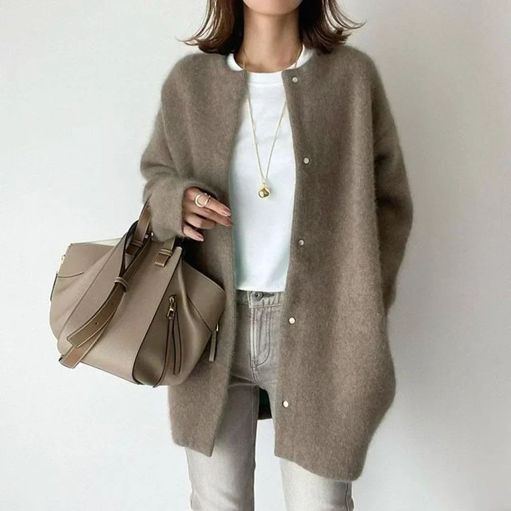 Locker sitzende Strickcardigan für Damen
