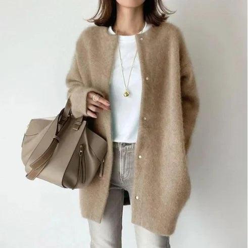 Locker sitzende Strickcardigan für Damen