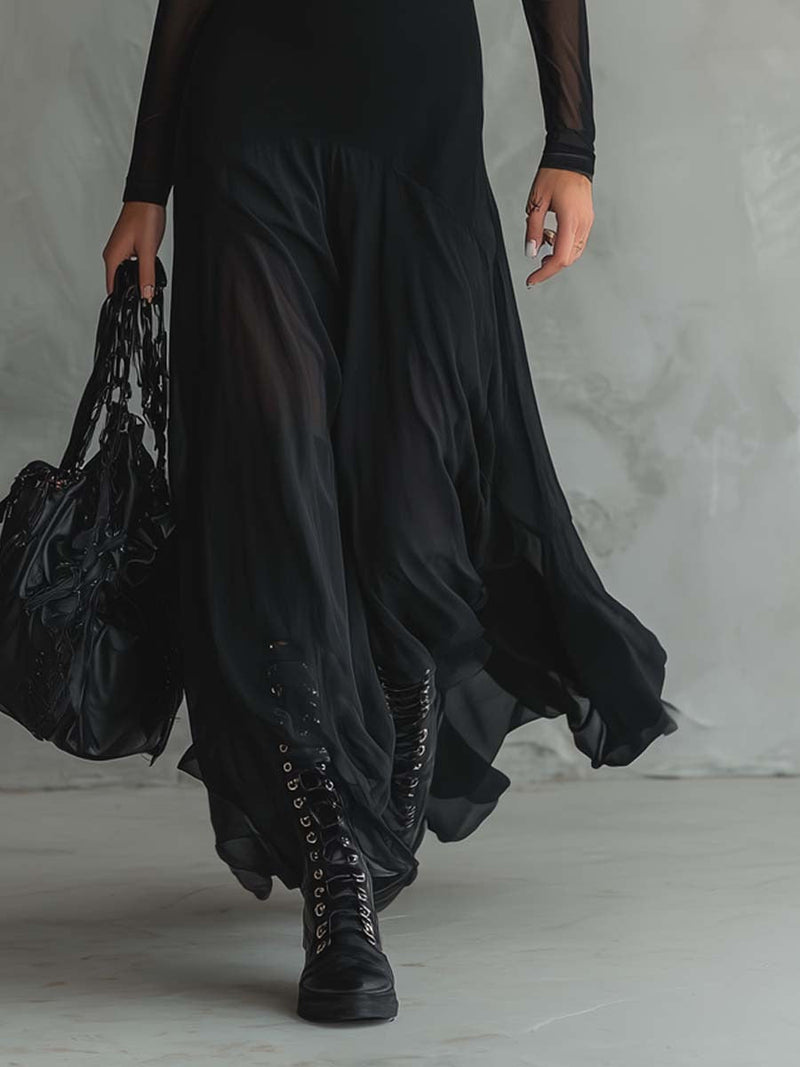 Yara™ Elegantes fließendes Kleid