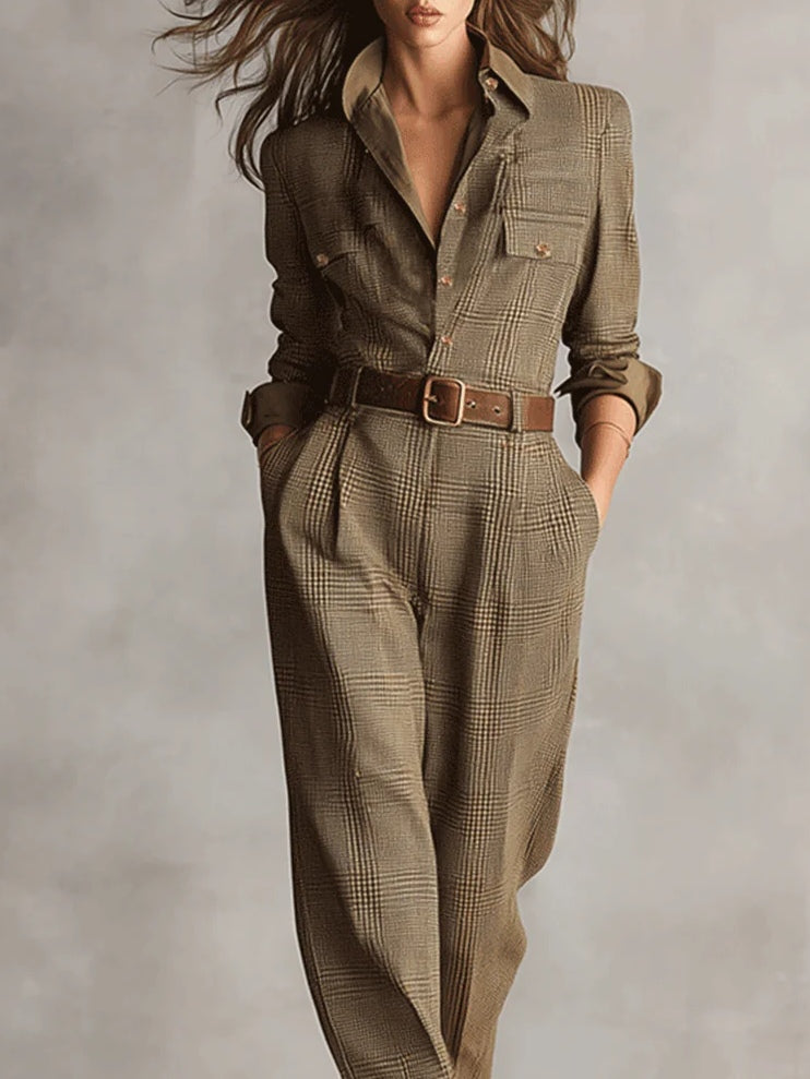 Mirabelle | Damen-Jumpsuit aus Tweed
