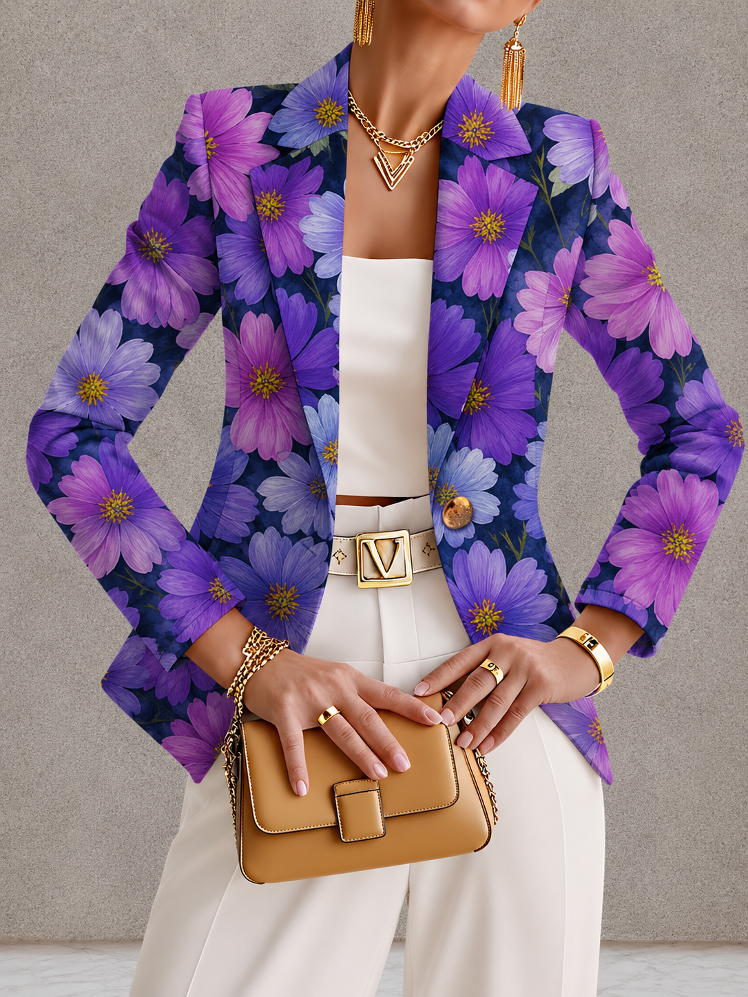 Katherine | Blazer mit Blumenprint