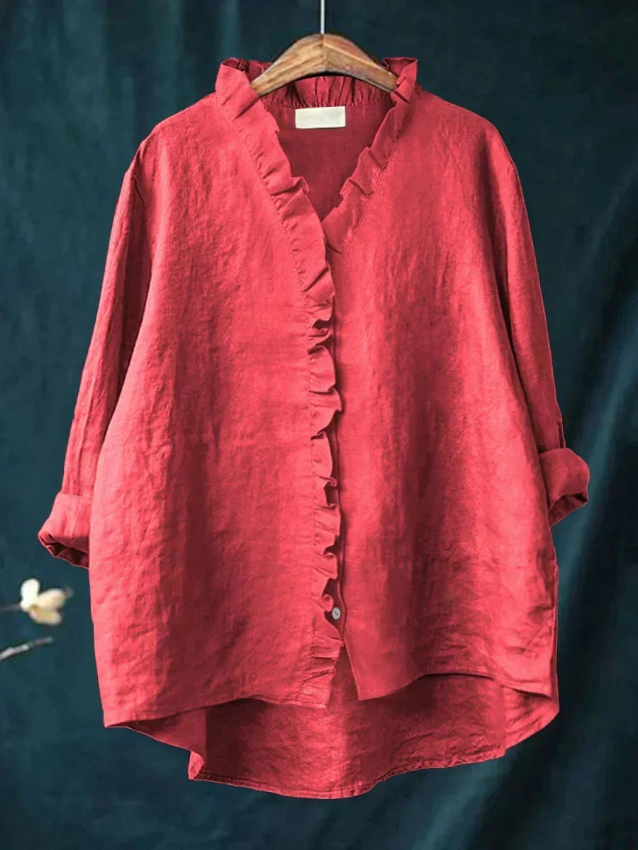 Lily | Leichte Bluse mit Rüschen