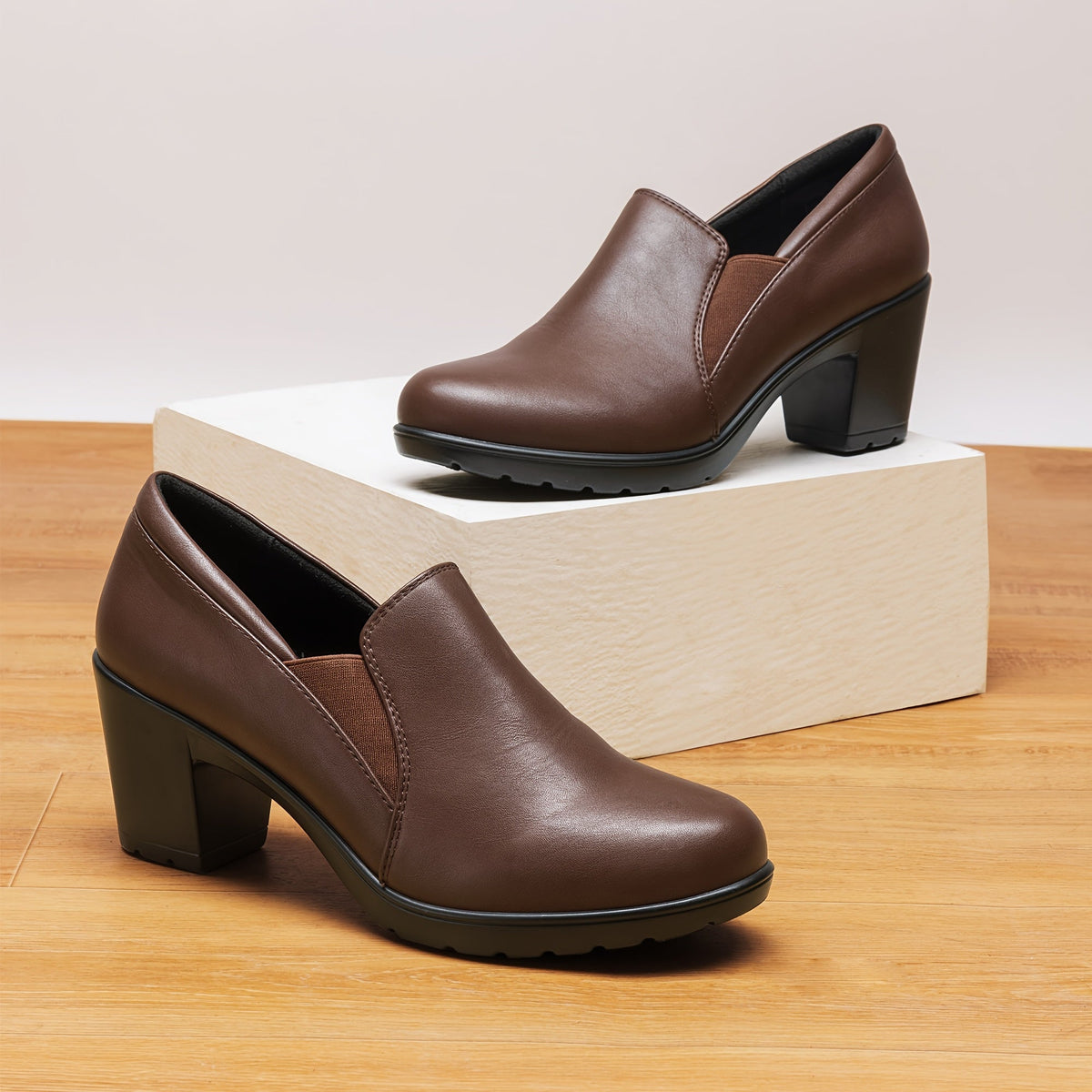 Millie | Loafer mit Blockabsatz
