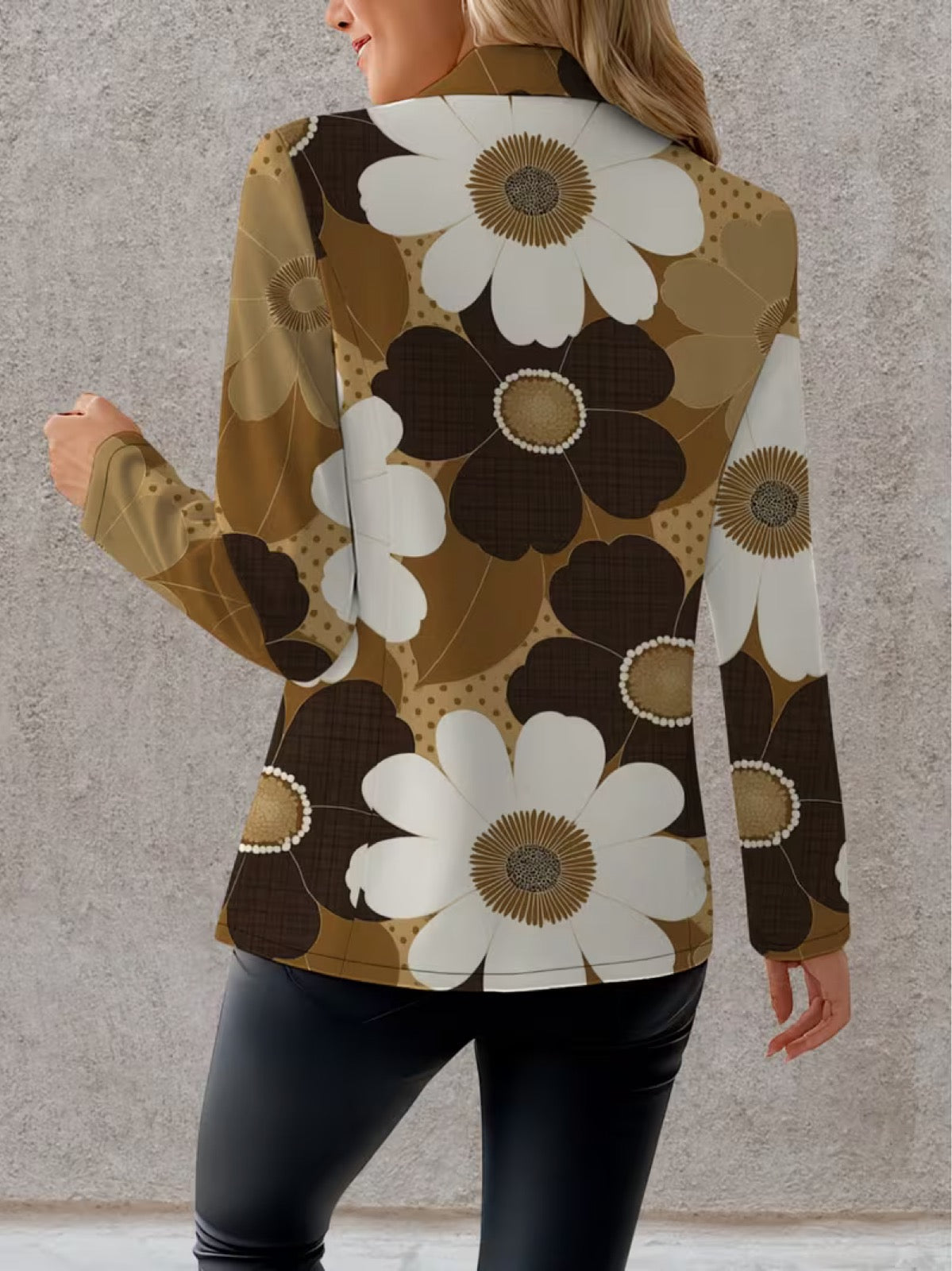 Margaret | Blazer mit markantem Blumenprint