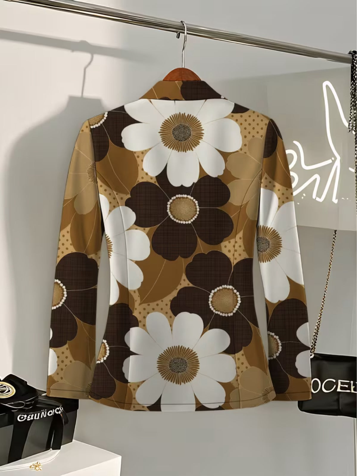 Margaret | Blazer mit markantem Blumenprint