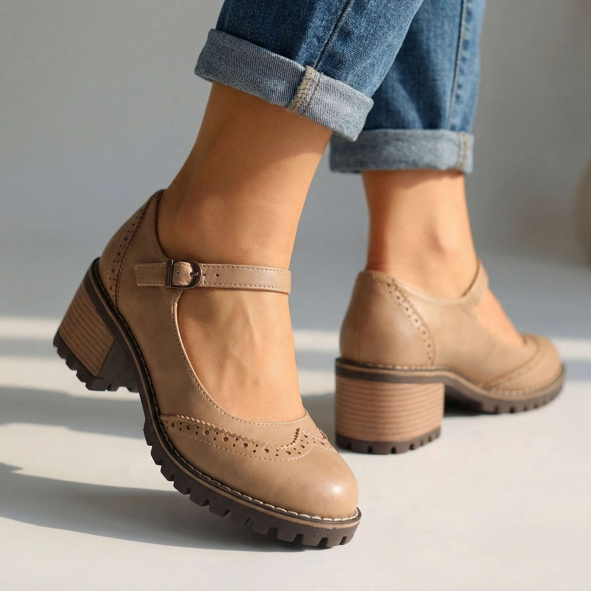 Karoline | Elegante T-Riemen-Schuhe
