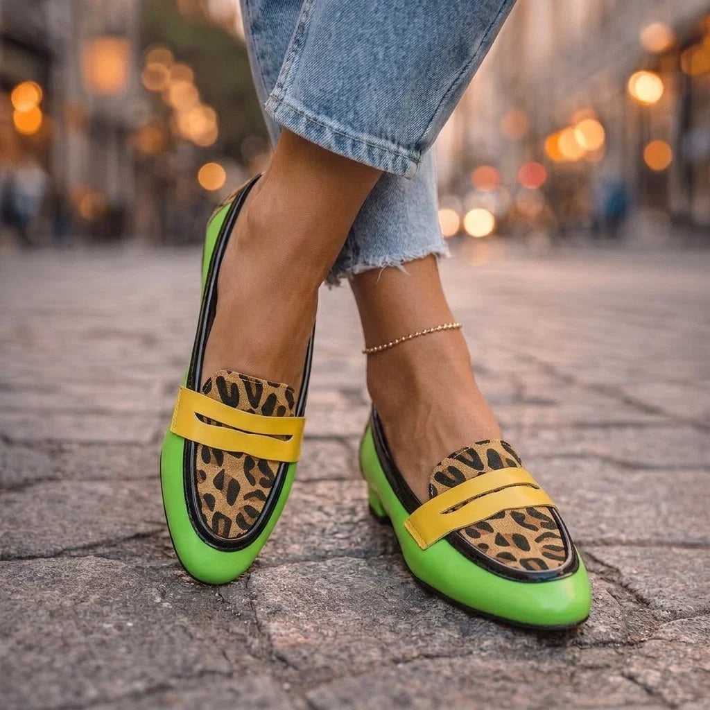 Rosalia Loafer mit Leopardenmuster