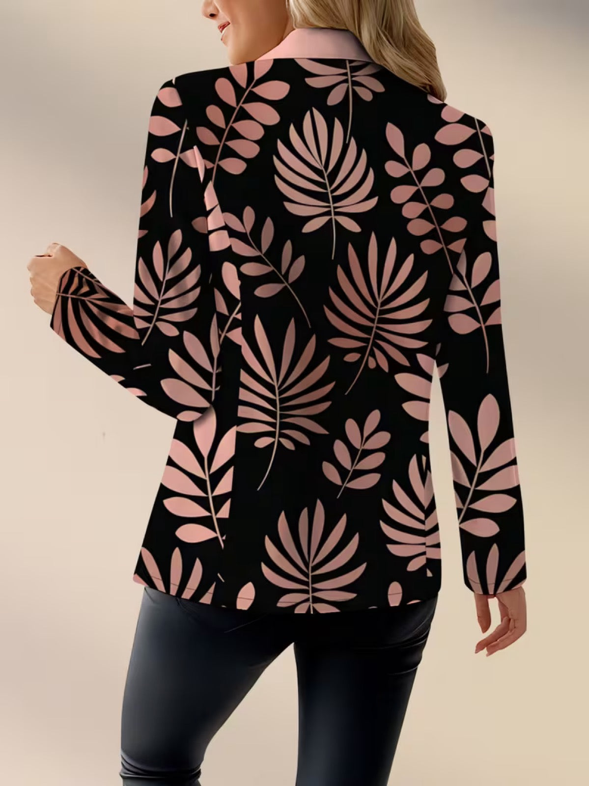 Lorraine | Blazer mit botanischem Print