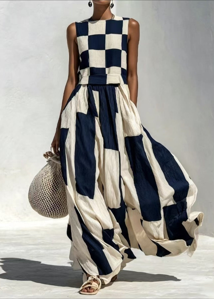 Chloé - Geometrisches Maxikleid