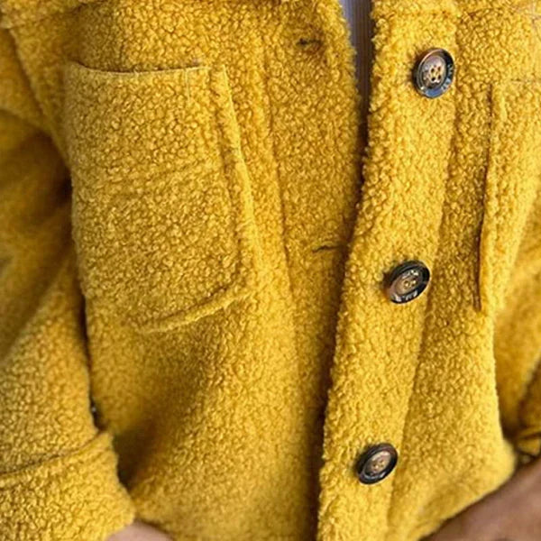 Dion™ - Kurze Wolljacke mit Revers