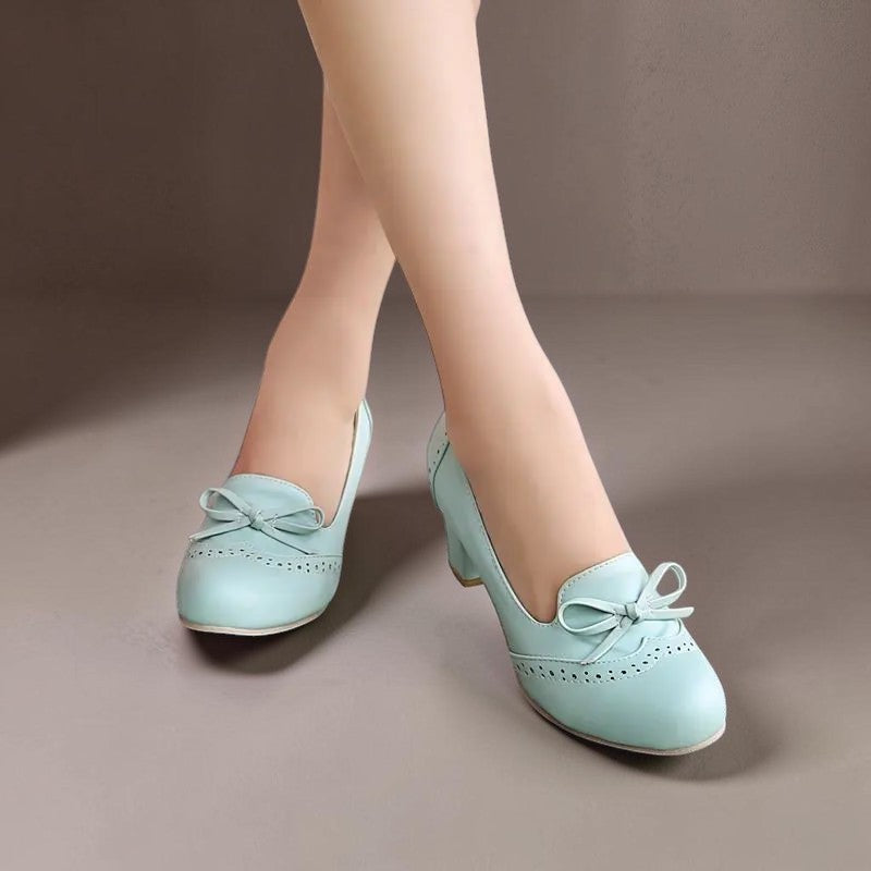 Marianne | Elegante Slip-on-Pumps mit Schleife