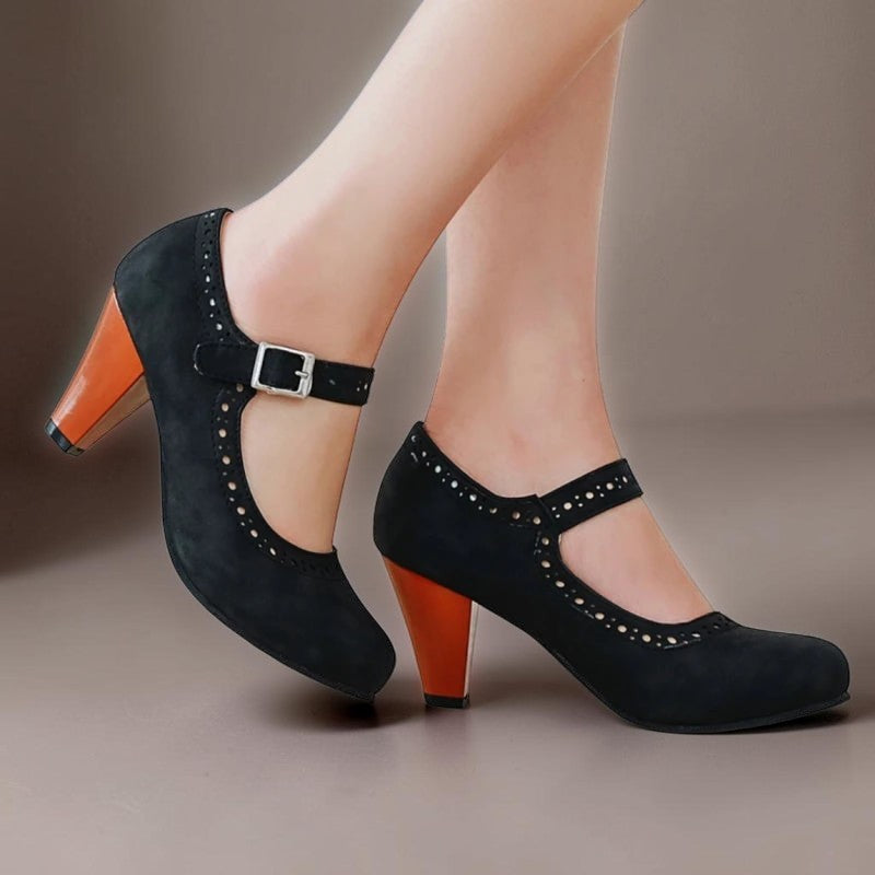 Kirsten | Elegante Mary-Jane-Schuhe mit niedrigem Absatz