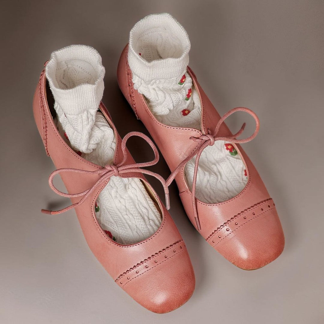 Inge | Elegante Schnürschuhe aus gemustertem Leder