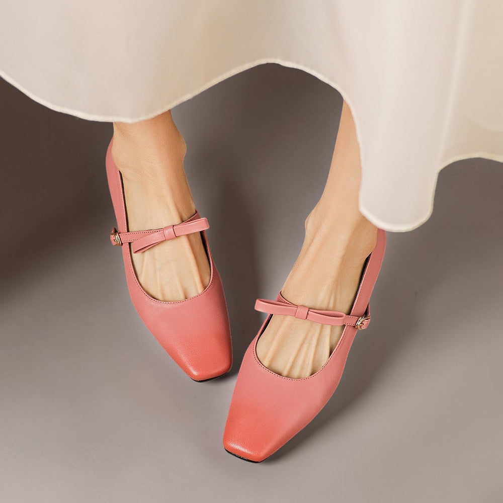 Mette | Elegante Mary-Jane-Schuhe mit Schleife