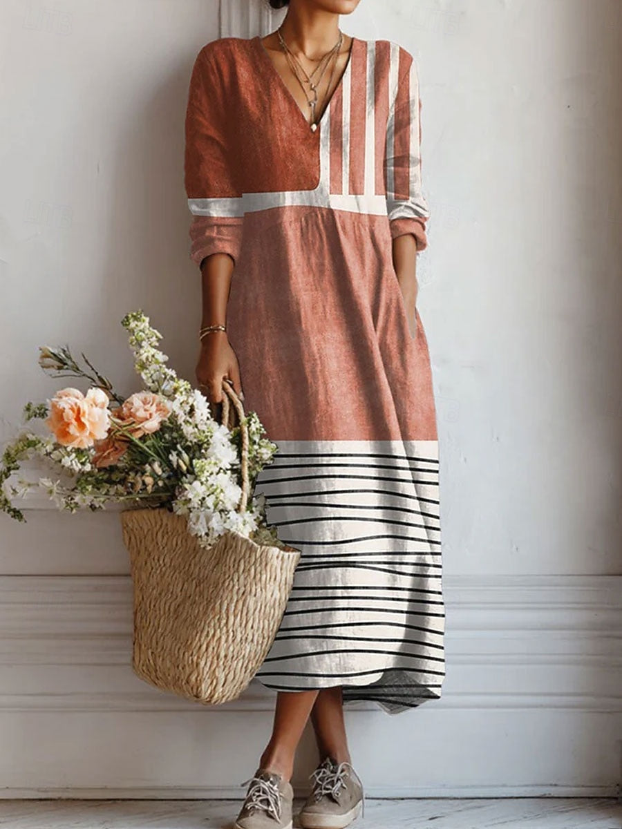 Zoey™ | Langes Boho-Kleid