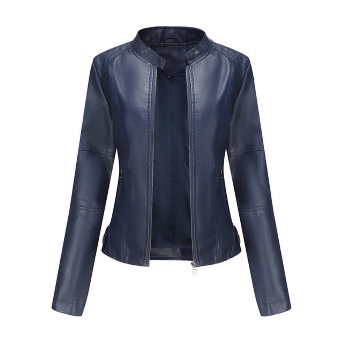 Romina | Elegante Bikerjacke mit Stehkragen