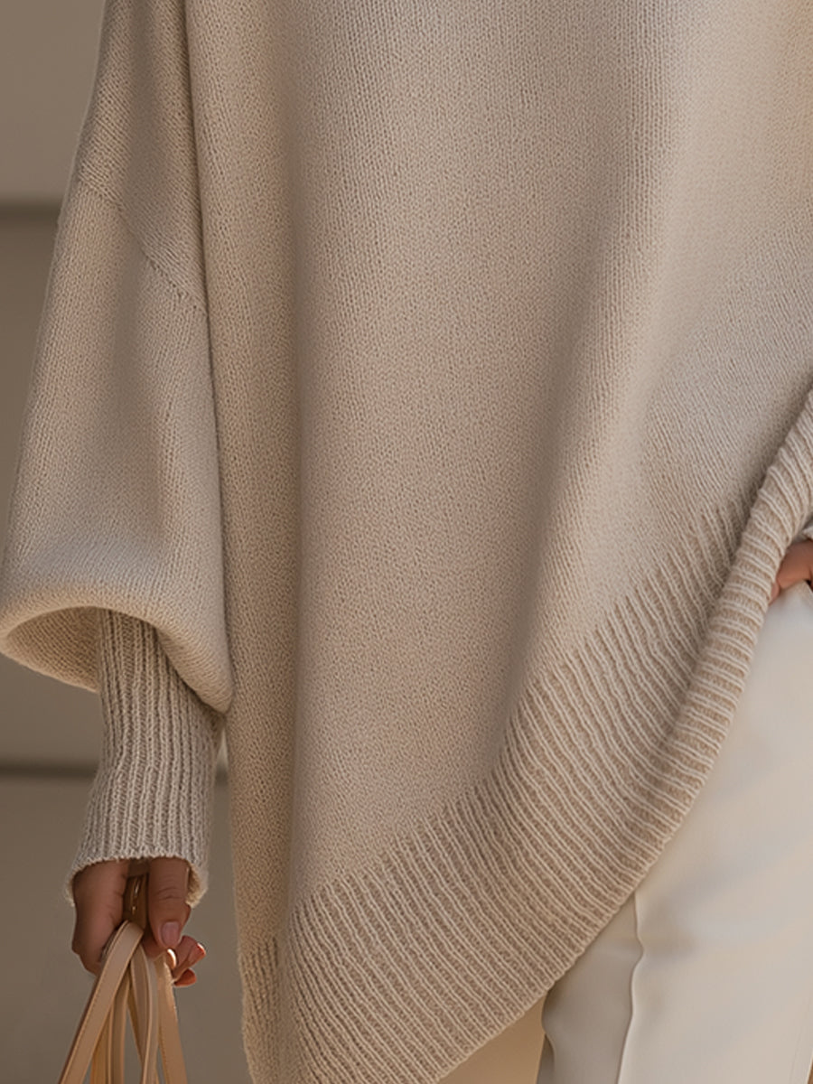 Clarisse | Lockerer Pullover mit weitem Kragen