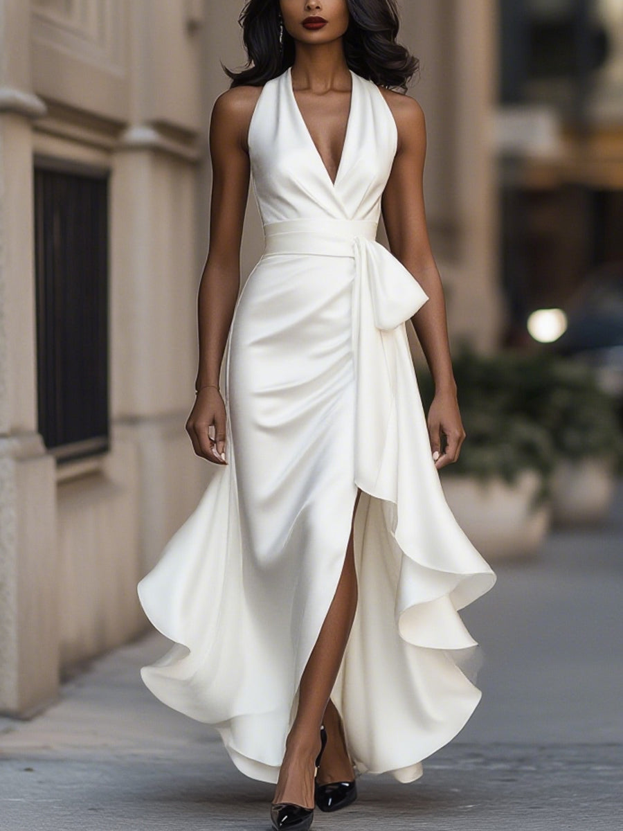 Valeria | Elegantes Satin-Abendkleid