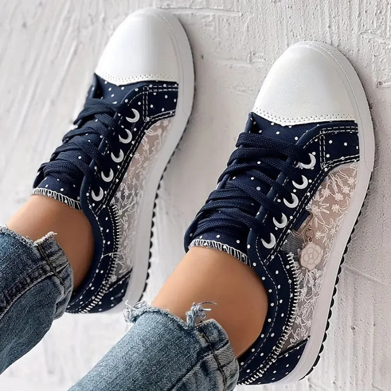 Adelaide | Sneaker mit Spitzendetails