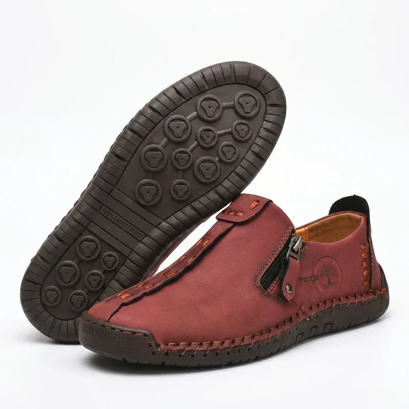 Florence | Gepolsterte Loafer mit Reißverschluss
