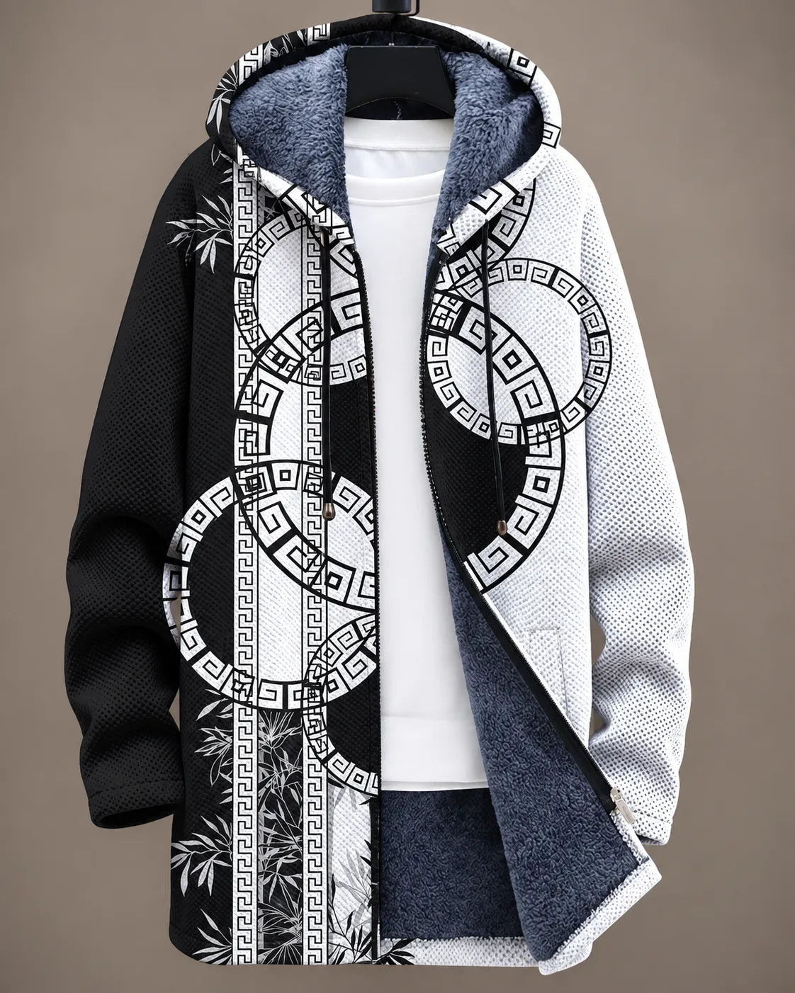 Vivienne Regenbogen-Karo-Kapuzenjacke