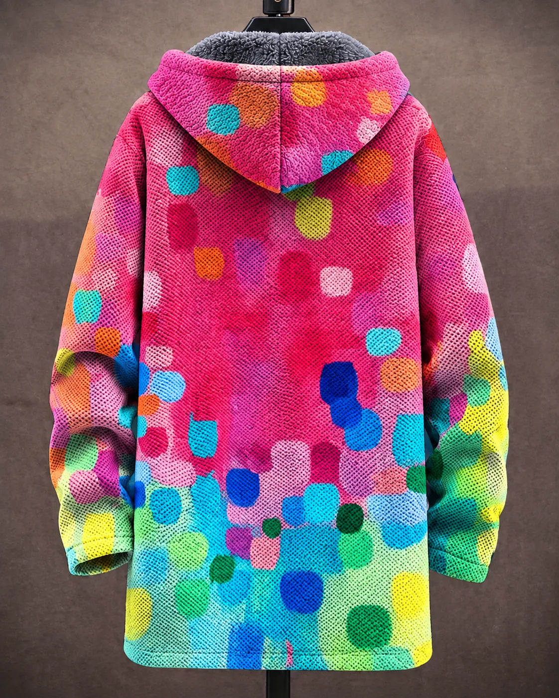 Rosalie | Kapuzenjacke mit Konfetti-Blütenmuster