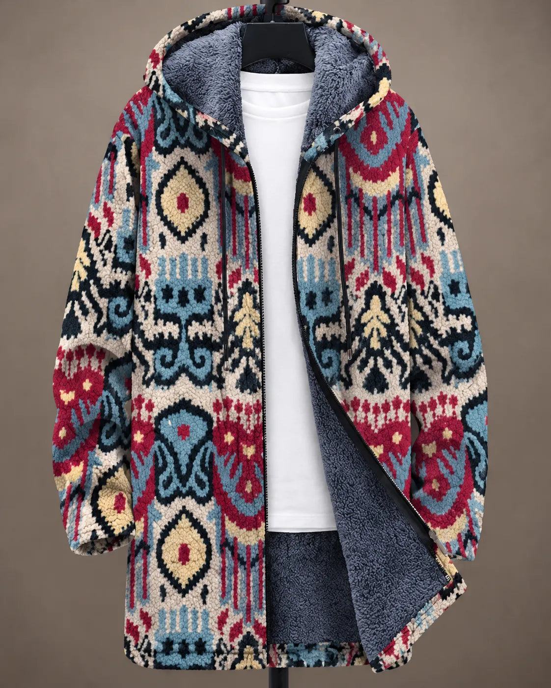 Amara Heritage-Mosaik-Kapuzenjacke