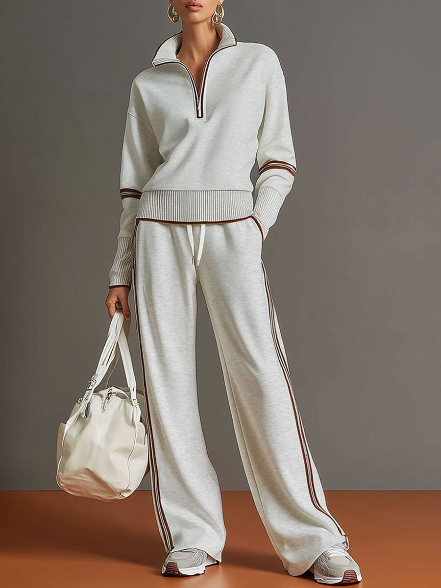 Marietta | Bluse und Hose mit weitem Bein