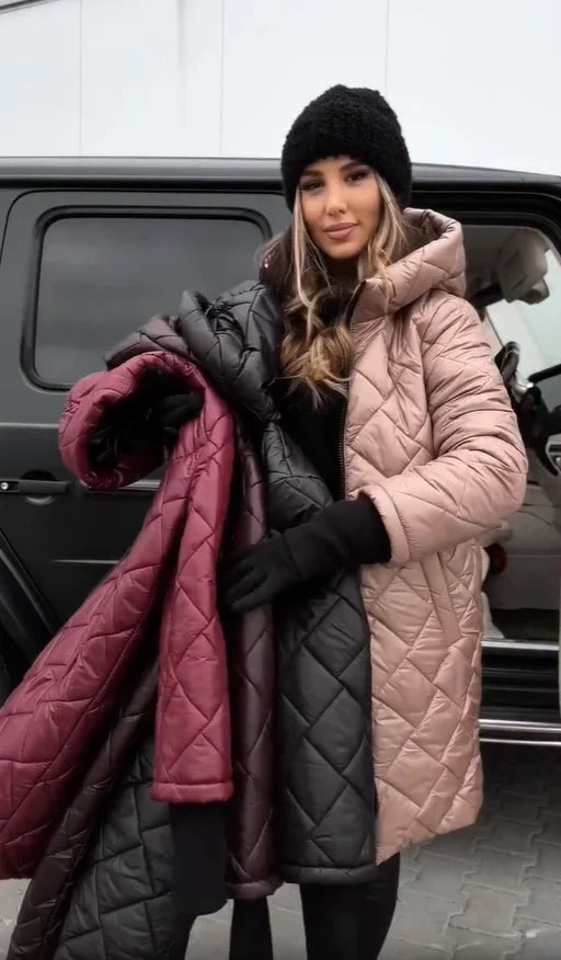 Anna – Gesteppte Winterjacke mit Kapuze