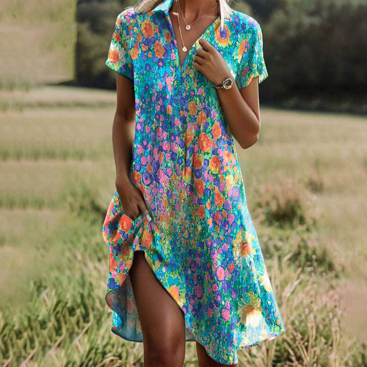 Oriel | Sommerliches Midikleid