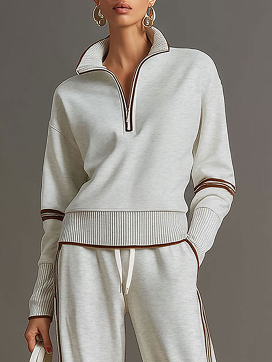 Marietta | Bluse und Hose mit weitem Bein