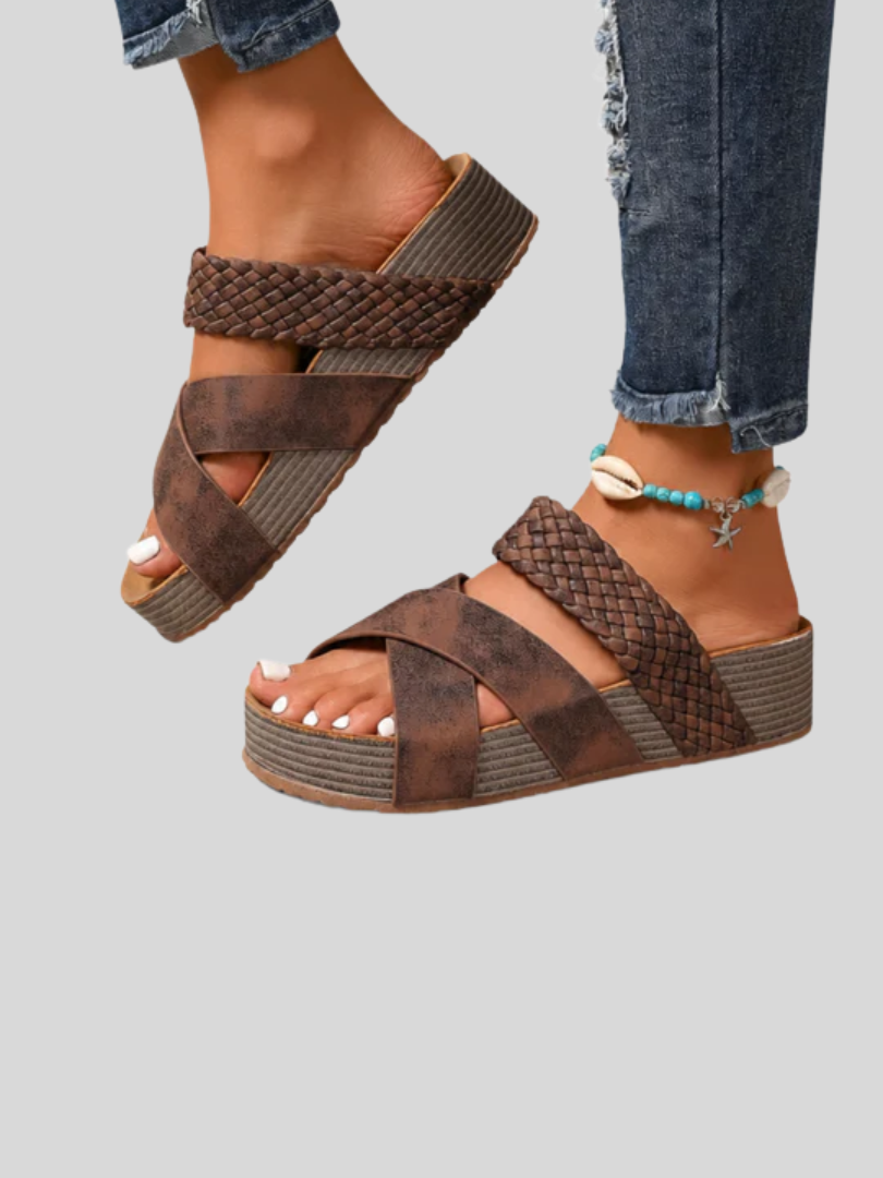 Abigail™ – Orthopädische Sandalen mit Lederriemen