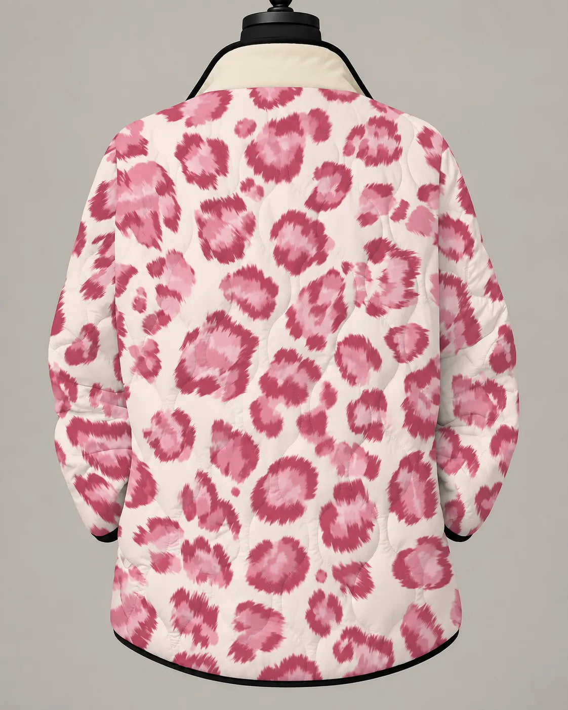 Rosalie Weiche Jacke mit Leopardenmuster