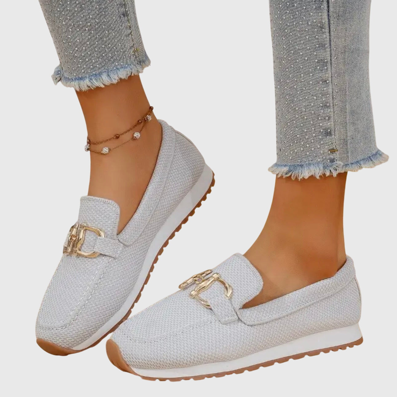 Loafer aus echtem Leder mit Horsebit-Detail für hohen Tragekomfort