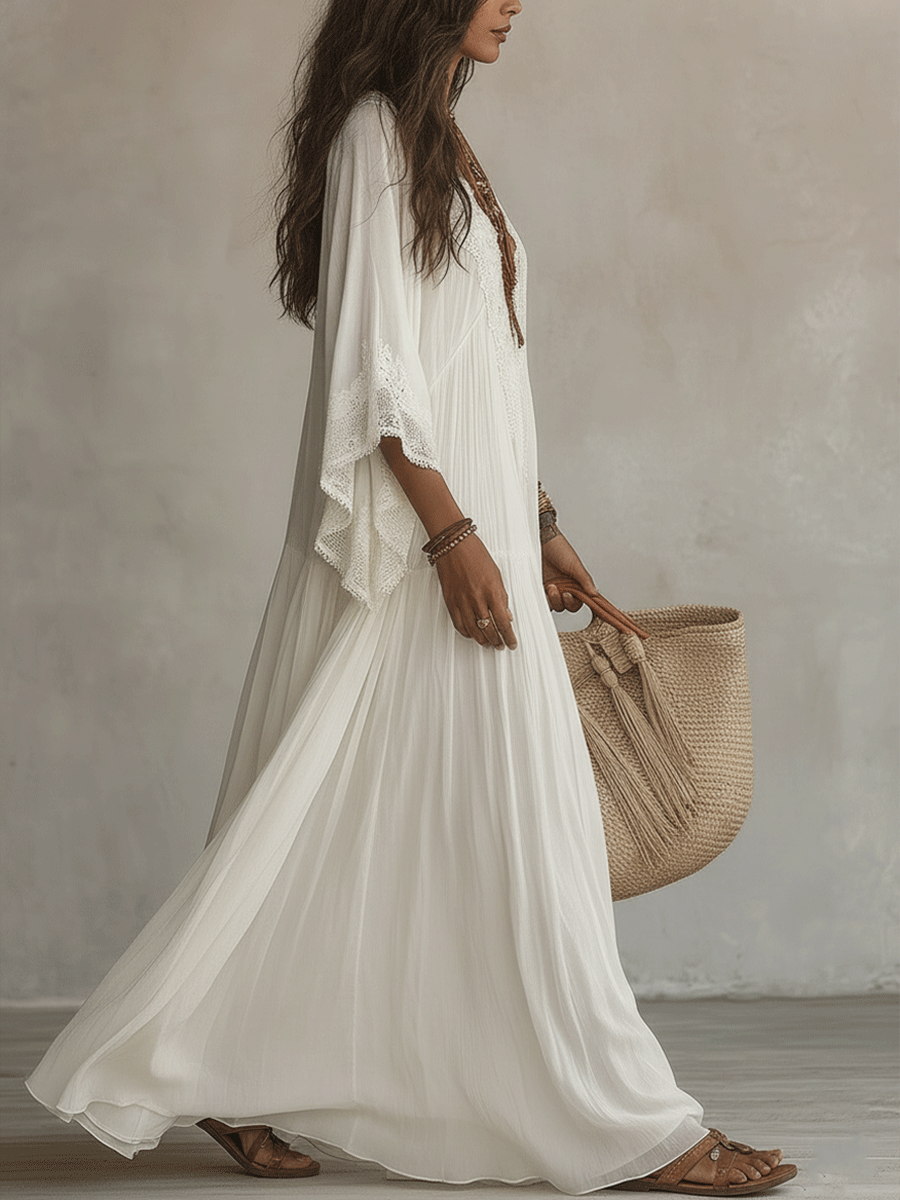 Elara – Luftiges Maxikleid im Boho-Stil