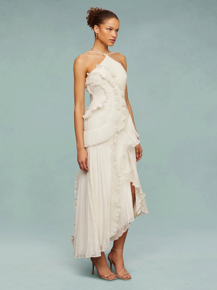 Seraphina™ | Ocean Whirlpool Maxikleid