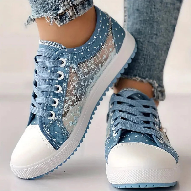 Adelaide | Sneaker mit Spitzendetails
